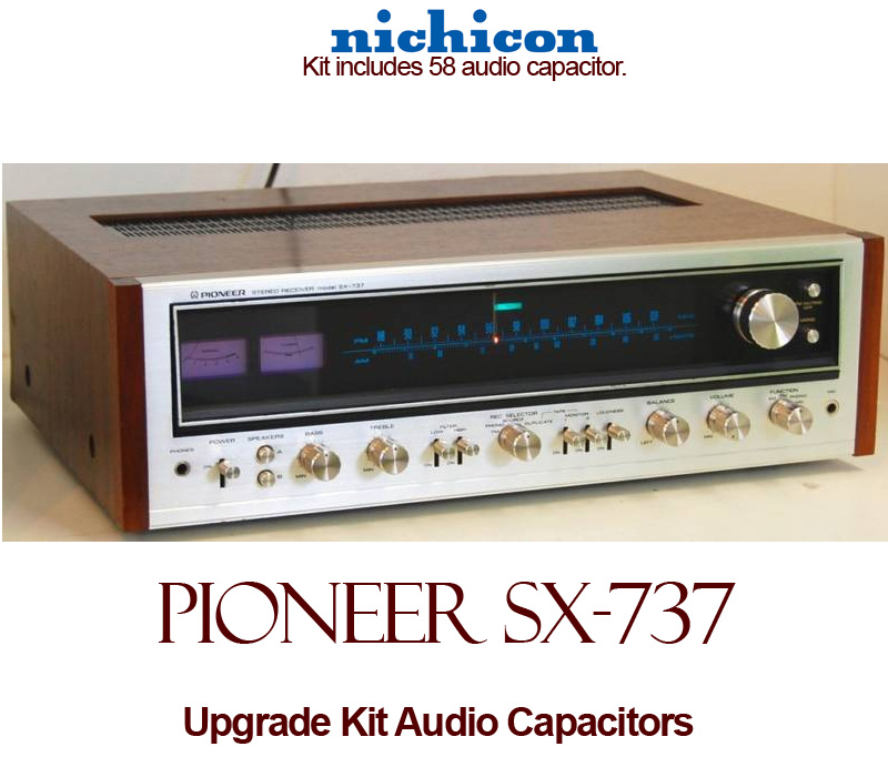 Pioneer SX-737 Upgrade Kit Audio Capacitors