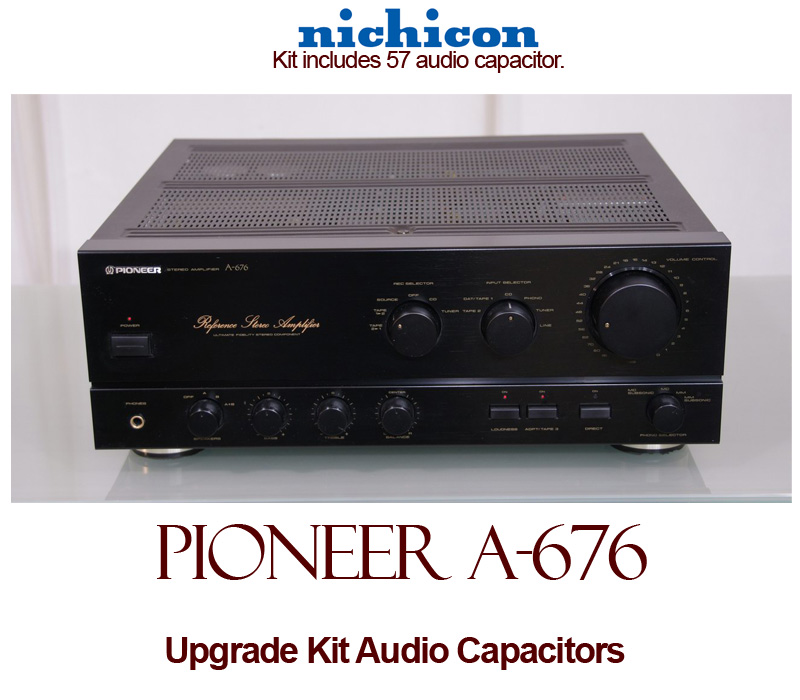 Pioneer A-676 Upgrade Kit Audio Capacitors