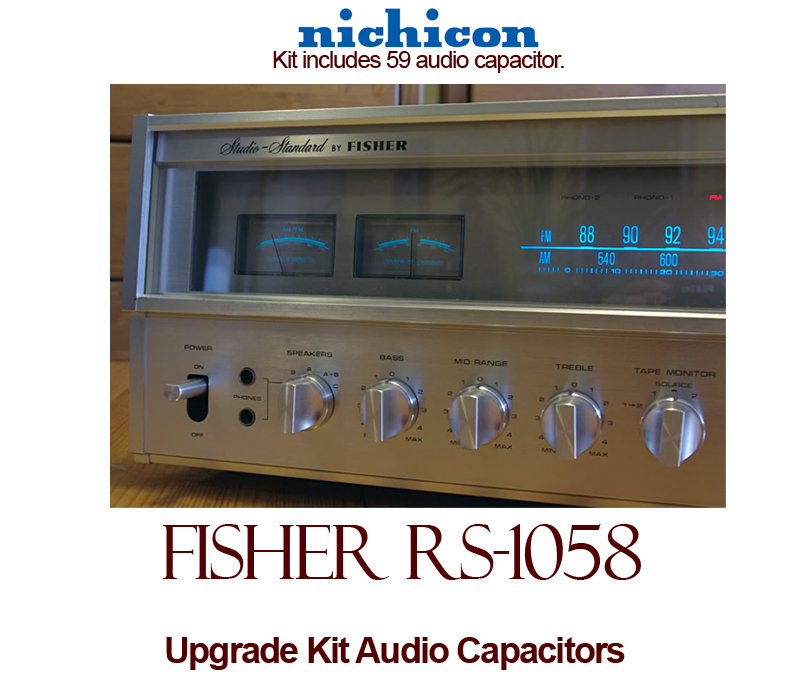 Fisher RS-1058 Upgrade Kit Audio Capacitors