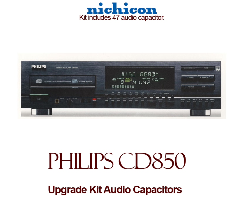 Philips CD850 Upgrade Kit Audio Capacitors