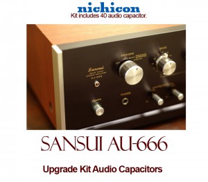 Sansui AU-666 Upgrade Kit Audio Capacitors