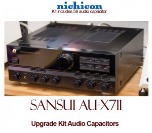 Sansui AU-X711 Upgrade Kit Audio Capacitors