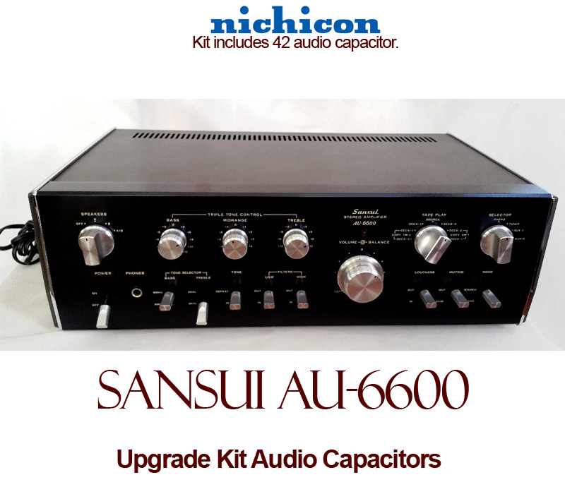 Sansui AU-6600 Upgrade Kit Audio Capacitors