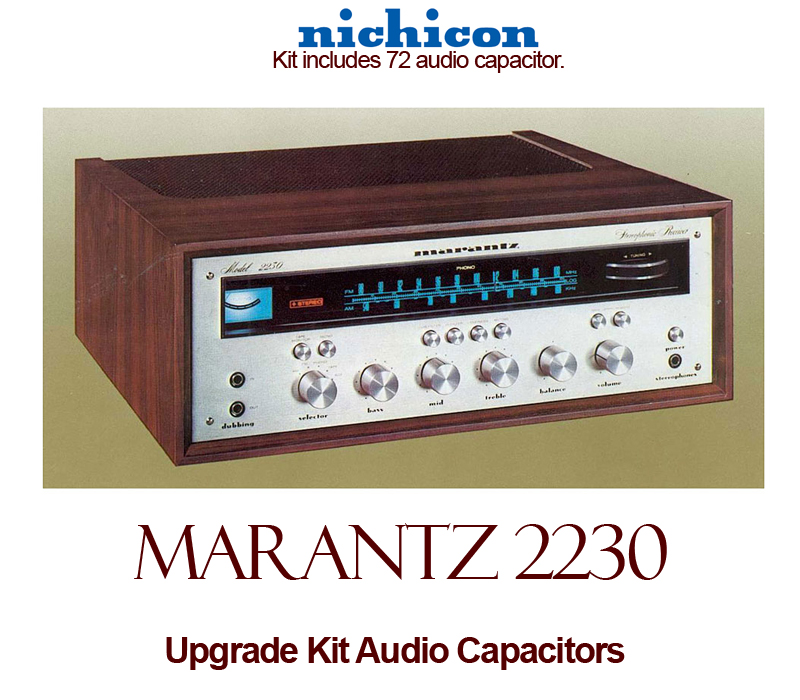 Marantz 2230B Power Supply Capacitor Upgrade Set High-Quality Receiver Recap Kit 