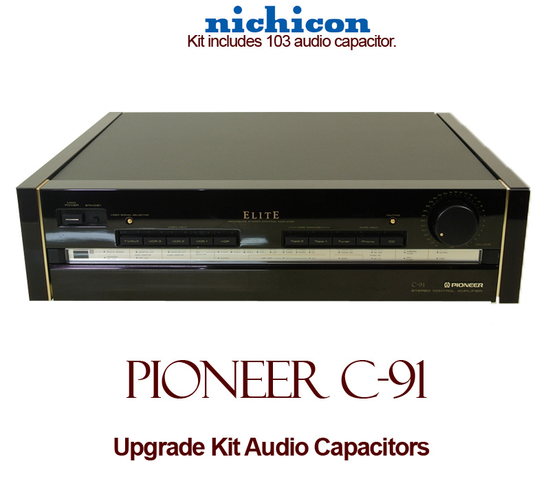 Pioneer C-91 Upgrade Kit Audio Capacitors