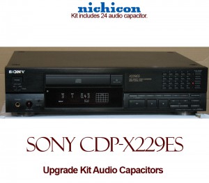 Sony CDP-X229ES Upgrade Kit Audio Capacitors