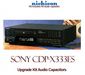 Sony CDP-X333ES Upgrade Kit Audio Capacitors