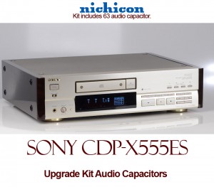 Sony CDP-X555ES Upgrade Kit Audio Capacitors