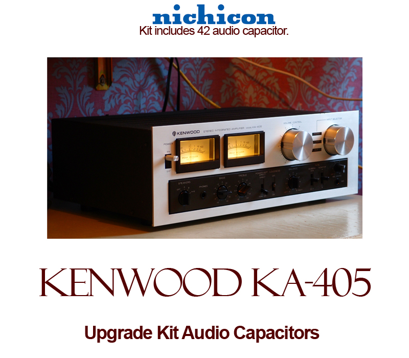 Kenwood KA-405 Upgrade Kit Audio Capacitors