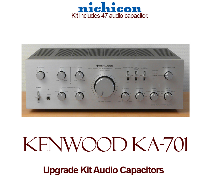Kenwood KA-701 Upgrade Kit Audio Capacitors