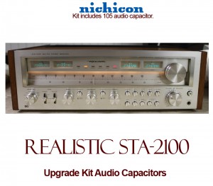 Realistic STA-2100 Upgrade Kit Audio Capacitors