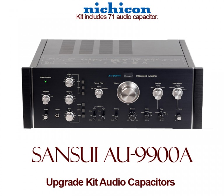 Sansui AU-9900A Upgrade Kit Audio Capacitors
