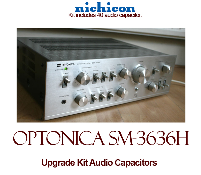 Sharp Optonica SM-3636H Upgrade Kit Audio Capacitors