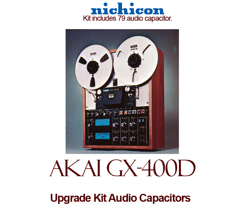 Akai GX-400D Upgrade Kit Audio Capacitors