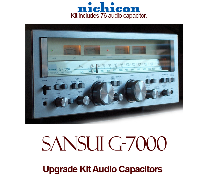 Sansui G-7000 Upgrade Kit Audio Capacitors