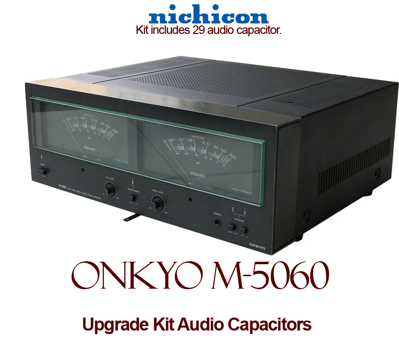 Onkyo M-5060 Upgrade Kit Audio Capacitors