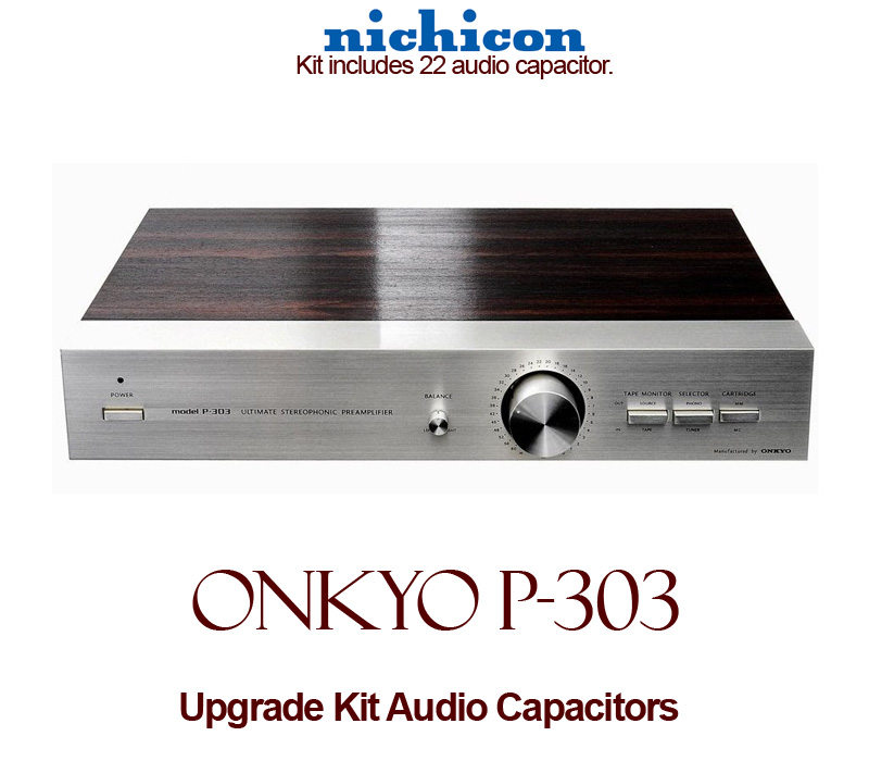 Onkyo P-303 Upgrade Kit Audio Capacitors