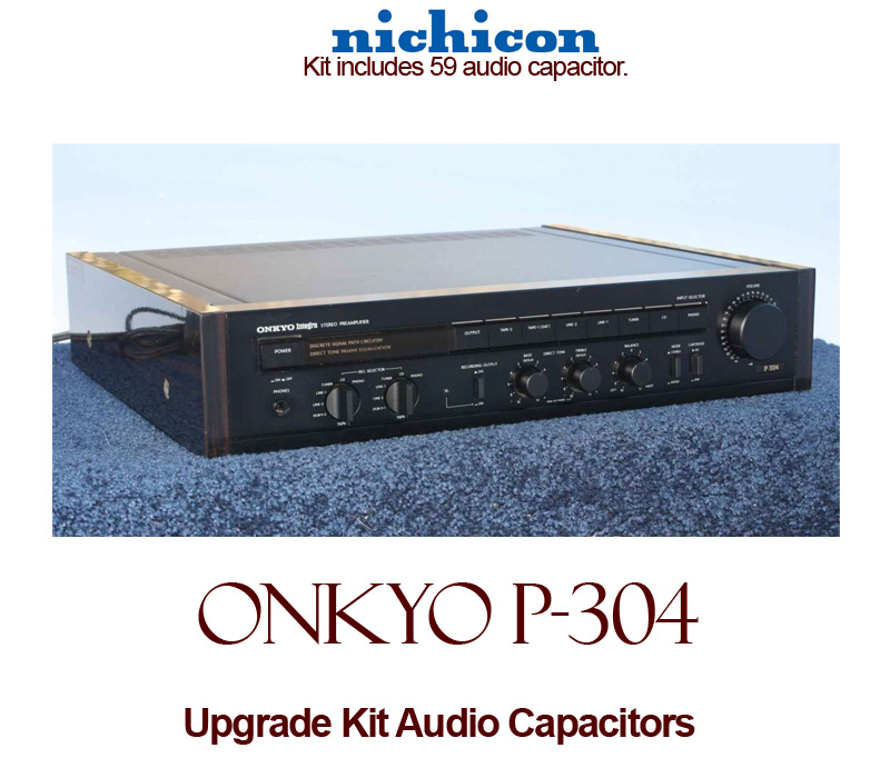 Onkyo P-304 Upgrade Kit Audio Capacitors
