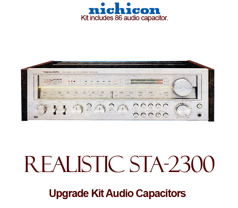 Realistic STA-2300 Upgrade Kit Audio Capacitors