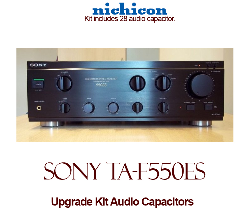 Sony TA-F550ES Upgrade Kit Audio Capacitors