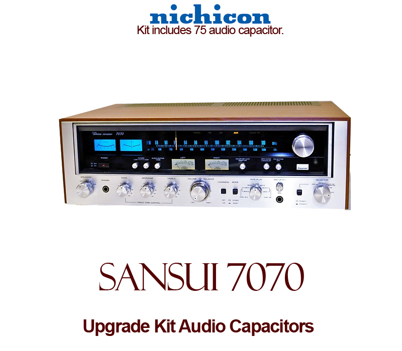 Sansui 7070 Upgrade Kit Audio Capacitors