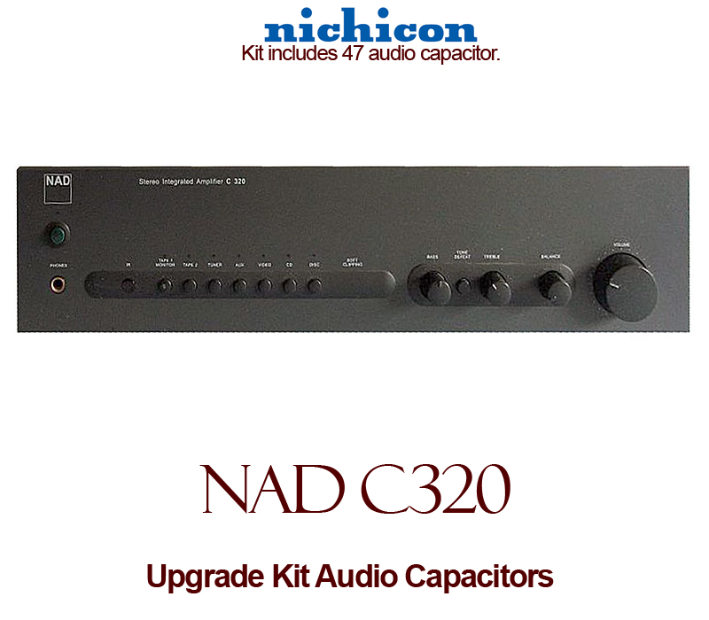 NAD C320 Upgrade Kit Audio Capacitors
