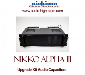 Nikko Alpha III Upgrade Kit Audio Capacitors
