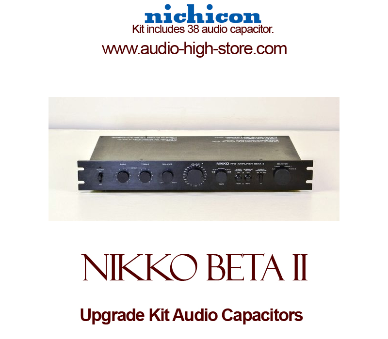 Nikko Beta II Upgrade Kit Audio Capacitors