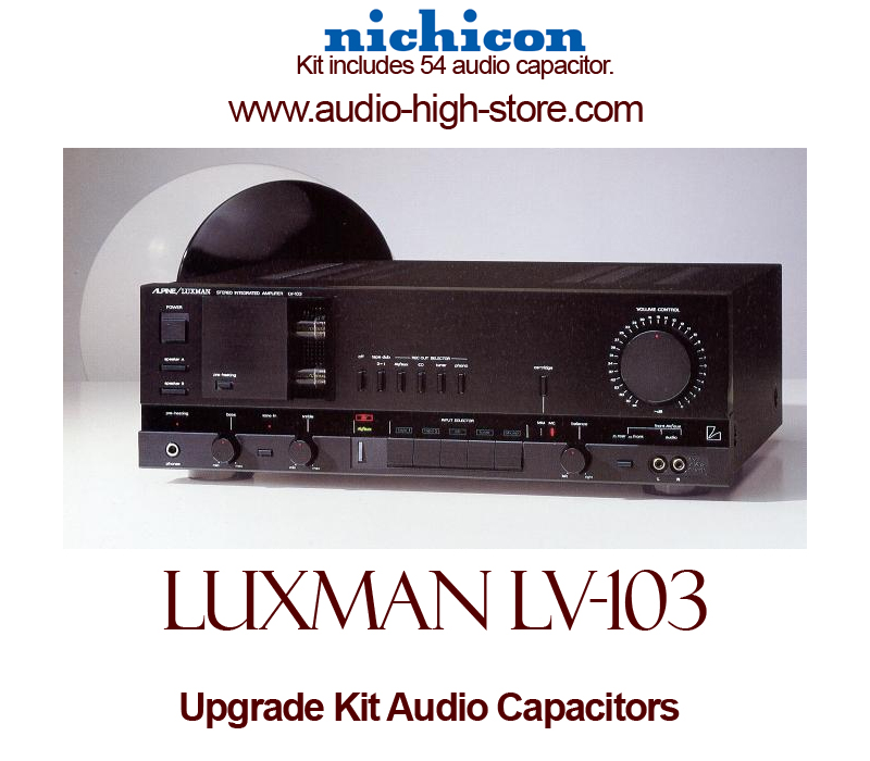 Luxman LV-103 Upgrade Kit Audio Capacitors