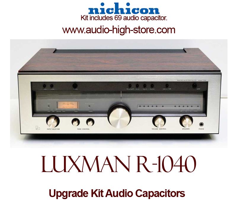 Luxman R-1040 Upgrade Kit Audio Capacitors