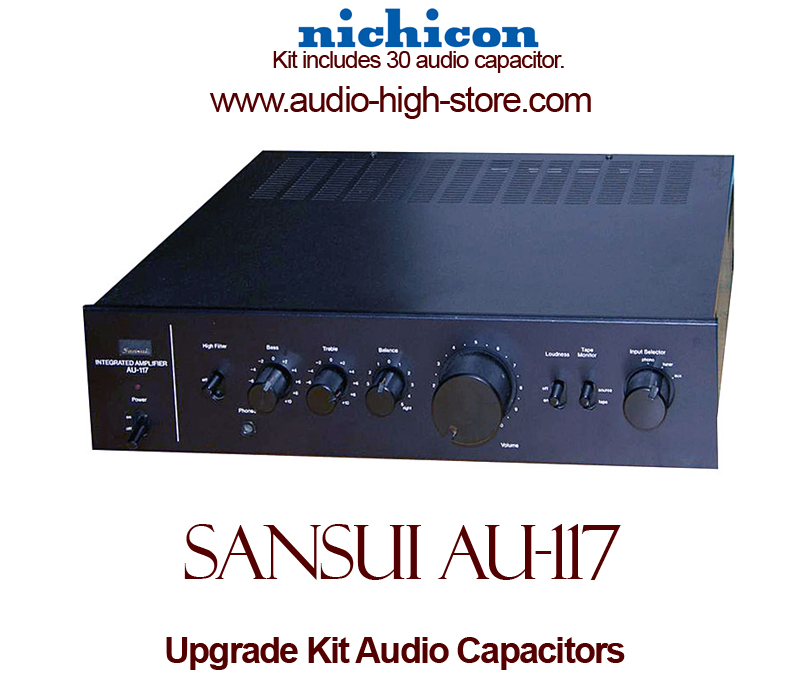 Sansui AU-117 Upgrade Kit Audio Capacitors