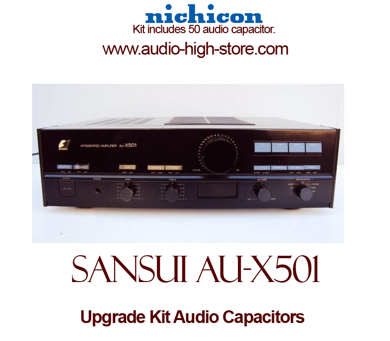 Sansui AU-X501 Upgrade Kit Audio Capacitors