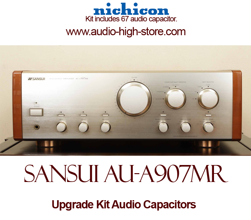 Sansui AU-A907MR Upgrade Kit Audio Capacitors