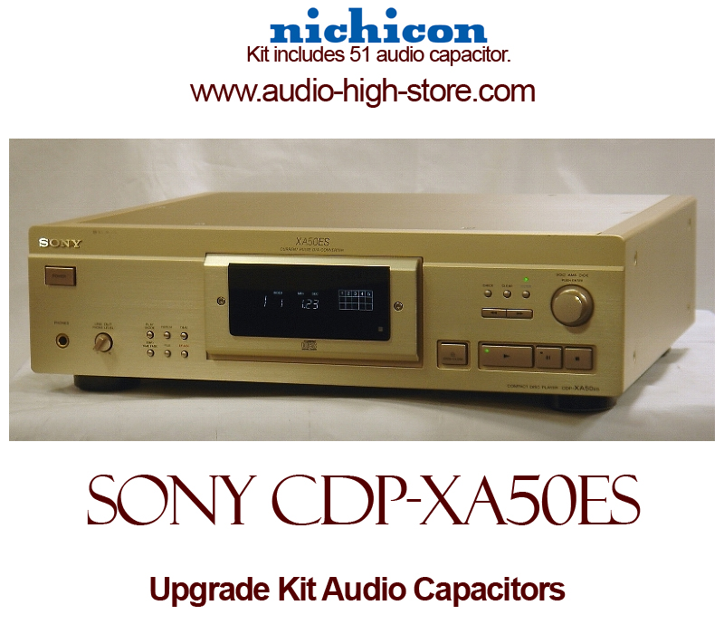 Sony CDP-XA50ES Upgrade Kit Audio Capacitors