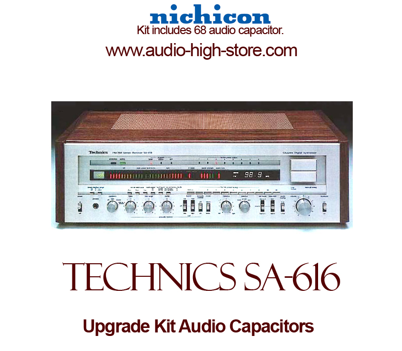 Technics SA-616 Upgrade Kit Audio Capacitors