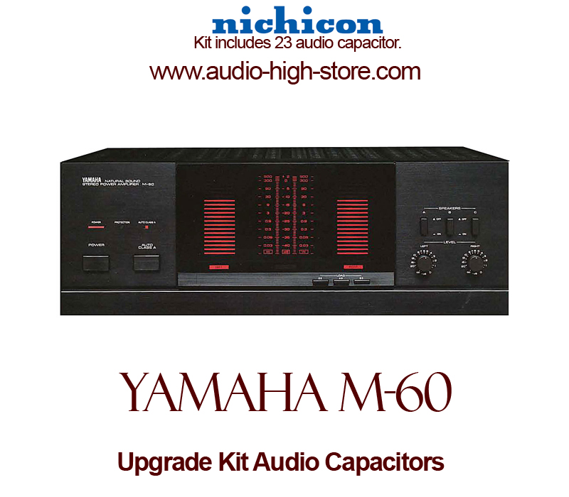 Yamaha M-60 Upgrade Kit Audio Capacitors