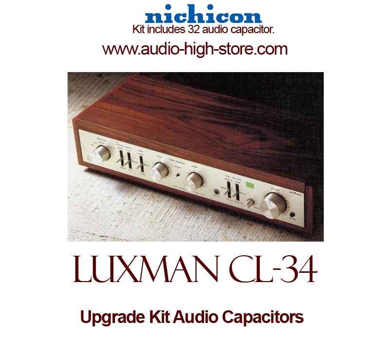 Luxman CL-34 Upgrade Kit Audio Capacitors