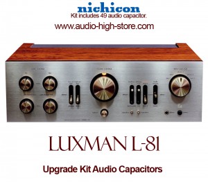 Luxman L-81 Upgrade Kit Audio Capacitors