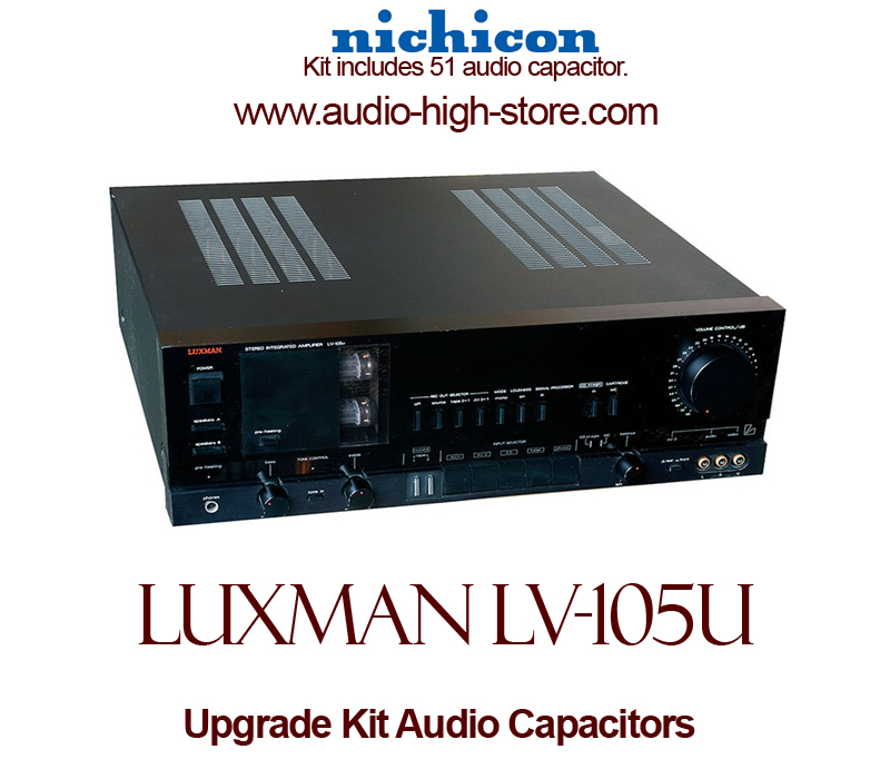 Luxman LV-105U Upgrade Kit Audio Capacitors