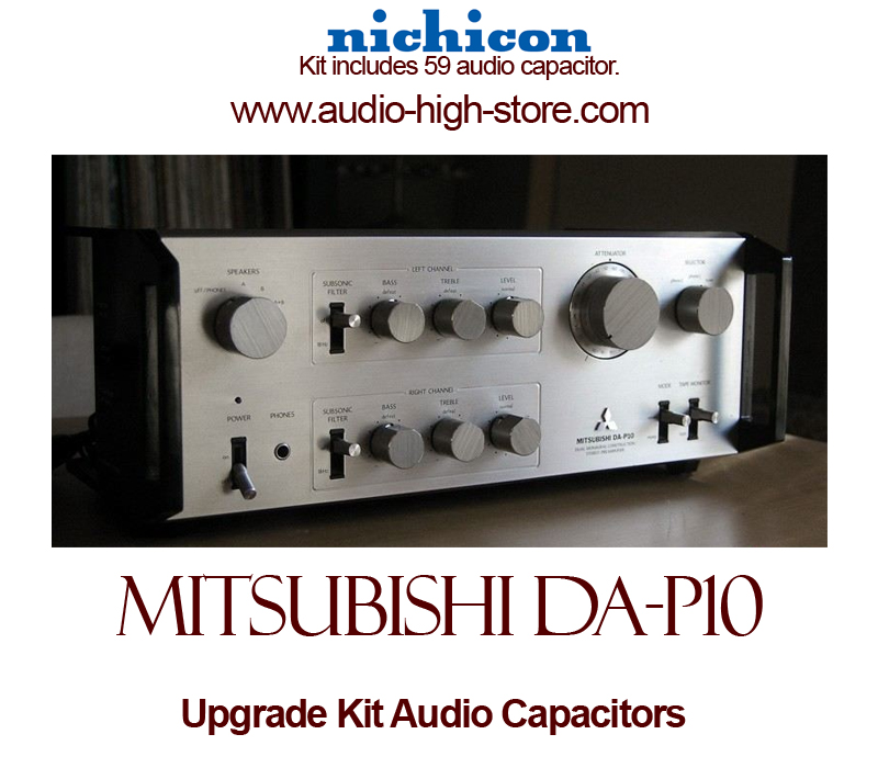 Mitsubishi DA-P10 Upgrade Kit Audio Capacitors