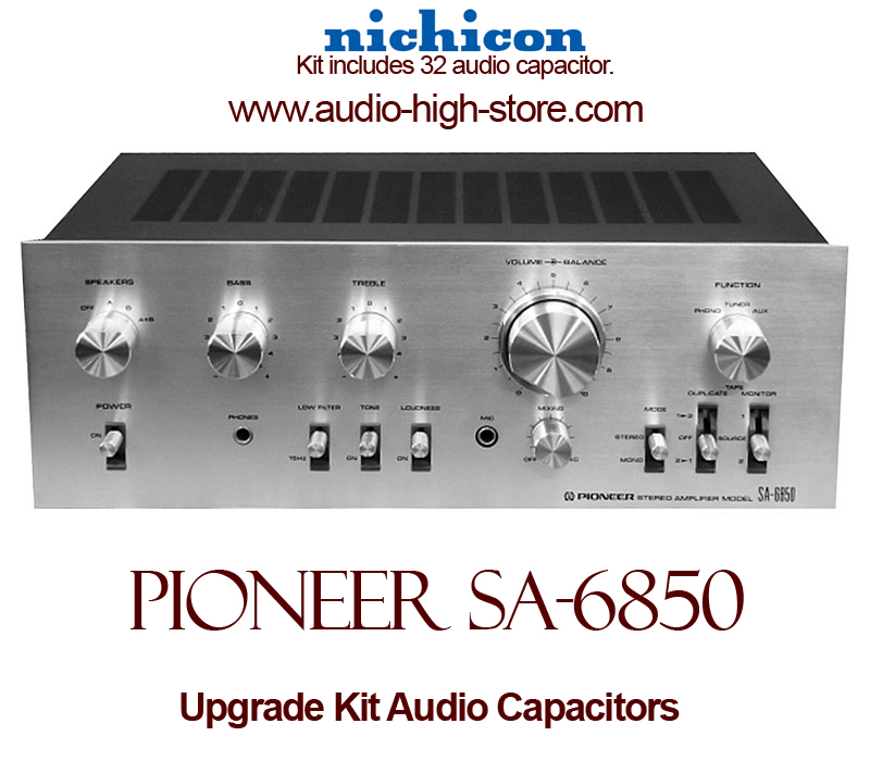 Pioneer SA-6850 Upgrade Kit Audio Capacitors