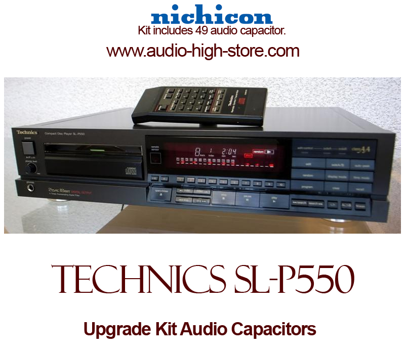 Technics SL-P550 Upgrade Kit Audio Capacitors