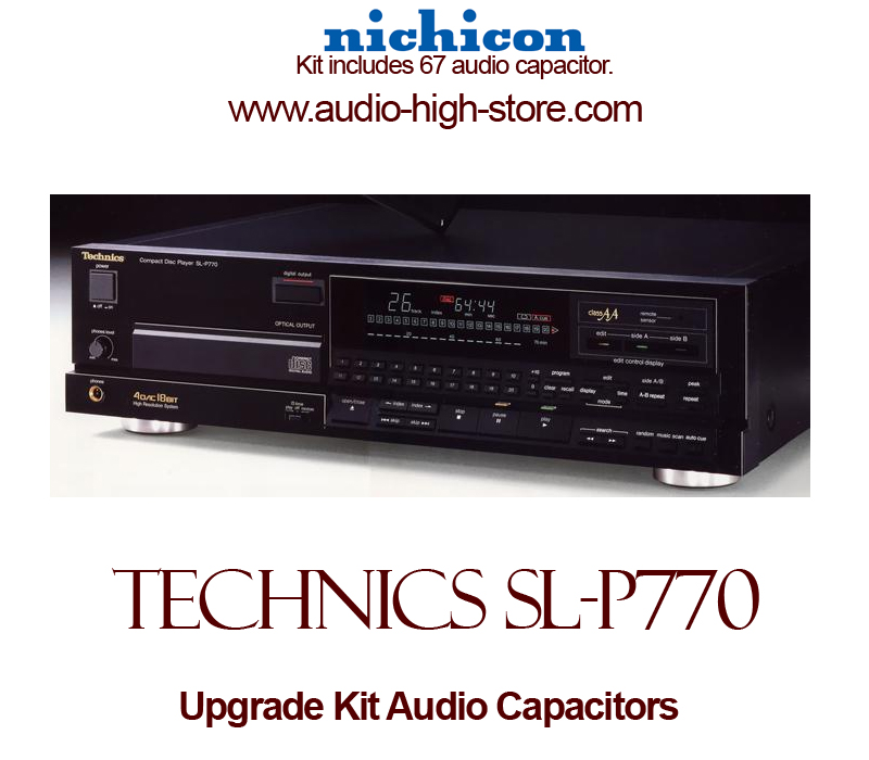 Technics SL-P770 Upgrade Kit Audio Capacitors