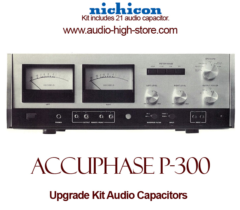 Accuphase P-300 Upgrade Kit Audio Capacitors