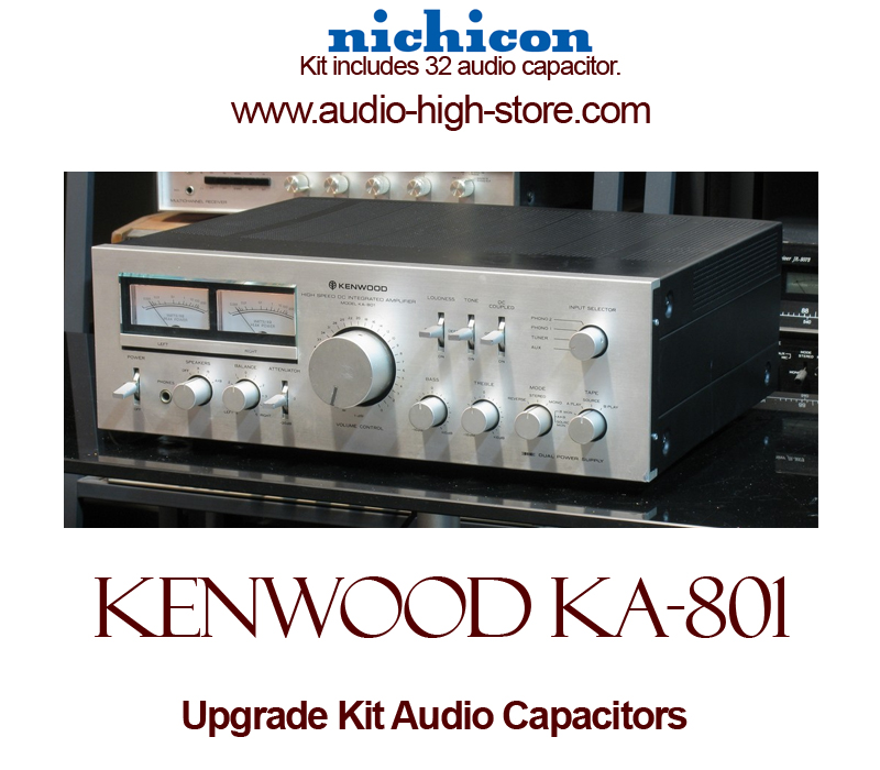 Kenwood KA-801 Upgrade Kit Audio Capacitors