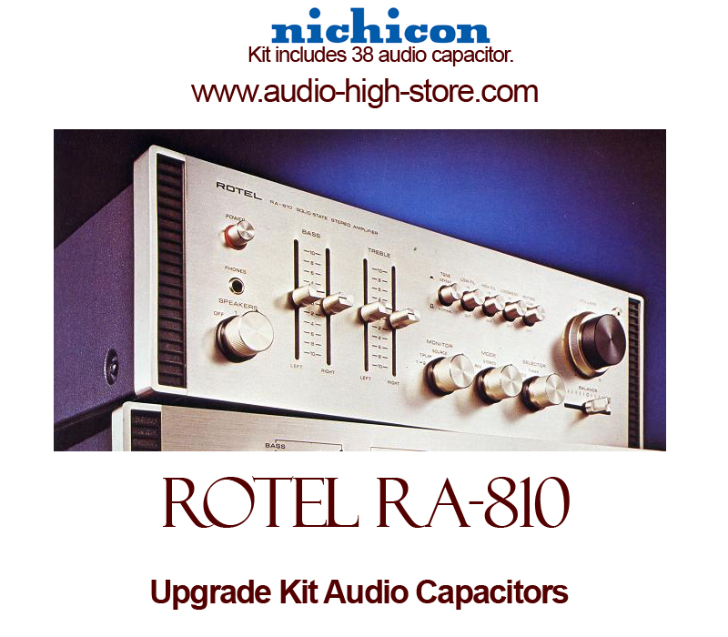 Rotel RA-810 Upgrade Kit Audio Capacitors