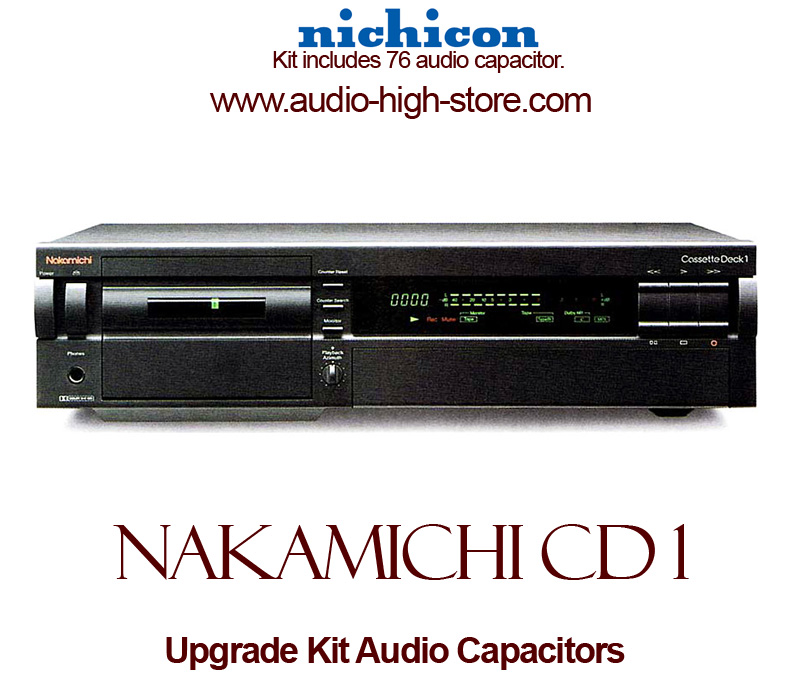 Nakamichi Cassette Deck 1 Upgrade Kit Audio Capacitors