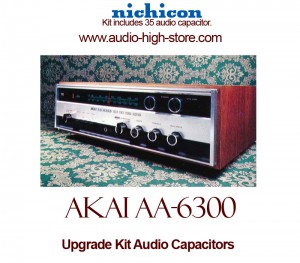 Akai AA-6300 Upgrade Kit Audio Capacitors