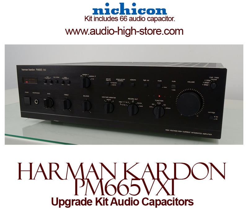 Harman Kardon PM665VXi Upgrade Kit Audio Capacitors