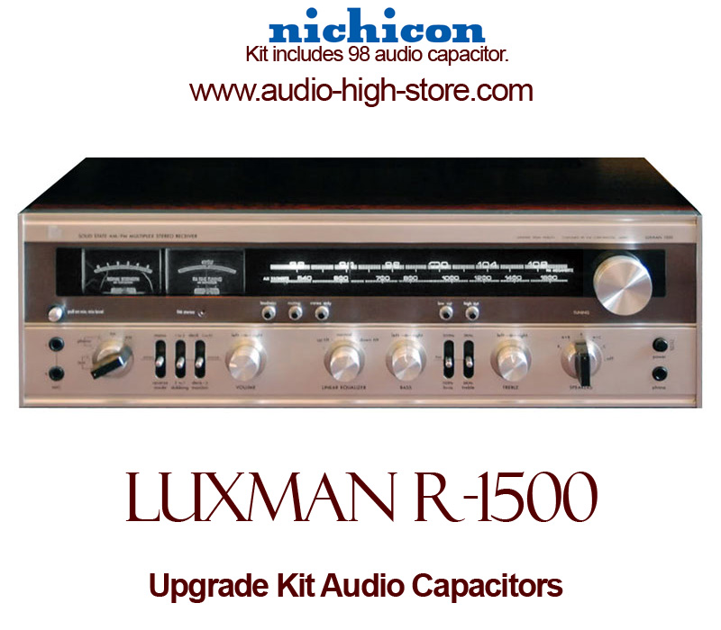 Luxman R-1500 Upgrade Kit Audio Capacitors